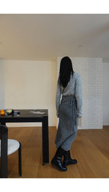 vase knit wrap skirt (2C)