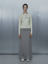 STAR HENLEY NECK TOP / YELLOW