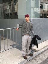 No.1858 P stripe T (3color)