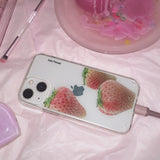 Pink Strawberry Case (clear.1)