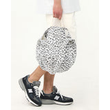 LEOPARD PATTERN CANVAS BAG