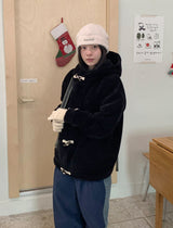 Beamcats Duffle Corduroy Brushed Hood Jacket