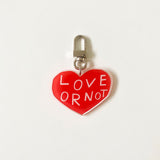 レッドLoveornotキーリング