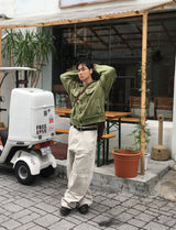 No.1412トラッカーウォッシュドニットカーディガン