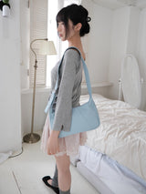 pastel leather bag