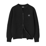 【ブローチ付き】RÉSERVE 2WAY オーバーフィットジップニットカーディガン（3カラー）