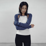 ピーナッツワッフルホールスリーブTシャツ