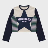 (WOMEN) スターウィズストライプTシャツ