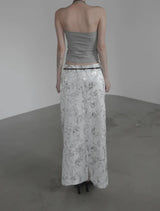 Berryon Flower Long Skirt