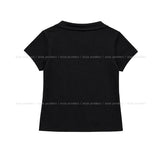 フォルネルアンバランス襟付き半袖Tシャツ