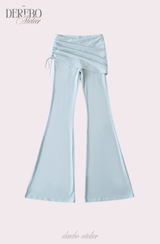 Liiv short-sleeve cap training shirring pants set (TOP)