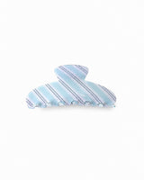 Mint-Color-Blocked Stripe Hair Clip