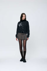 EIRIN WOOL CARDIGAN / CHARCOAL