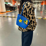 ウォータープルーフ トートバッグ ブルー