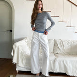 Sheer Tencel T/Shirts_Melange Gray
