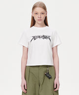 FLAME LOGO CROP TEE