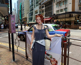 Scarf Set Eyelet Sleeveless & Skirt Two-Piece Set
