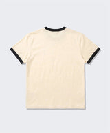 エッセンシャルスタンダード半袖リンガーTシャツアリゾナ クリーム