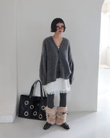 Strap fur leg warmer