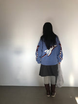 ハブルハイネックニットジップアップ (2 Colors)