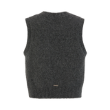 13DE MARZO Rope Knit Logo Vest