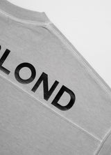 BBD ヒデンスローガンピグメントロングTシャツ（グレー）