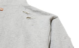 damage hoodie (gray)