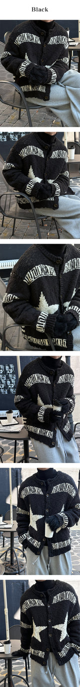 [Unisex] USA カウチンニットカーディガン(2color)
