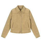 【60%Exclusive】Karen Stud Fur Mustang Jacket