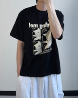 KIDDING CAT PRINTING SHORT-SLEEVE T-SHIRT