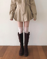 トミースリムコットンプリーツシャツ タイセット