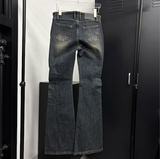 Low slim boots cut pants