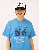My House Cat Tee - Blue
