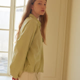 Big Pocket String Shirt Green