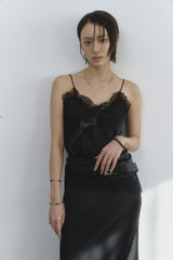 Rhombus line necklace
