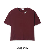 Kenny Drawing Embroidered Short Sleeve T-shirt