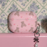 [MADE]ヴィンテージ ベア AirPods ケース (ピンク)