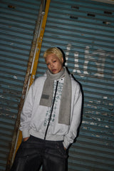 ストライプマフラー GRAY