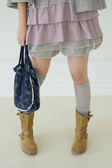 VANILLA TERRY PUMPKIN PANTS (GREY)