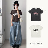 Ferral lettering short-sleeved T-shirt (3 colors)