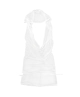 Desert Cowl Neck Hooded Drape Top