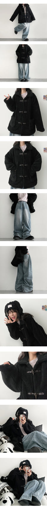 [2nd Length 🤍 Balloon fit!] ガーンサイドピンタックスリットワイドデニムパンツ
