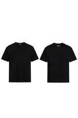 Pleated Studded V-Neck T-Shirt