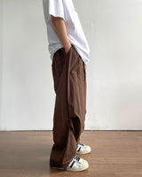 Ded Pintuck Nylon Pants