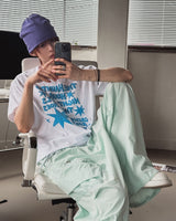 Hound Star Lettering Over Short Sleeve T-shirt