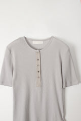 Jersey botton round (Beige)