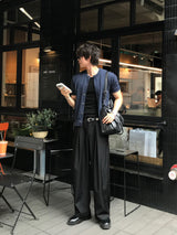 [Planning] LMN All Day Pintuck Wide Slacks (3 colors)