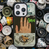 Y2K ヴィンテージ アーカイブ グラフィック エポキシ バンパー iPhone ケース