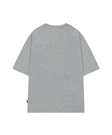 デコグラフィックオーバーフィットTシャツ - メランジグレー