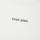 KIRSH PLAIN WORDING POINT T-SHIRT - WHITE